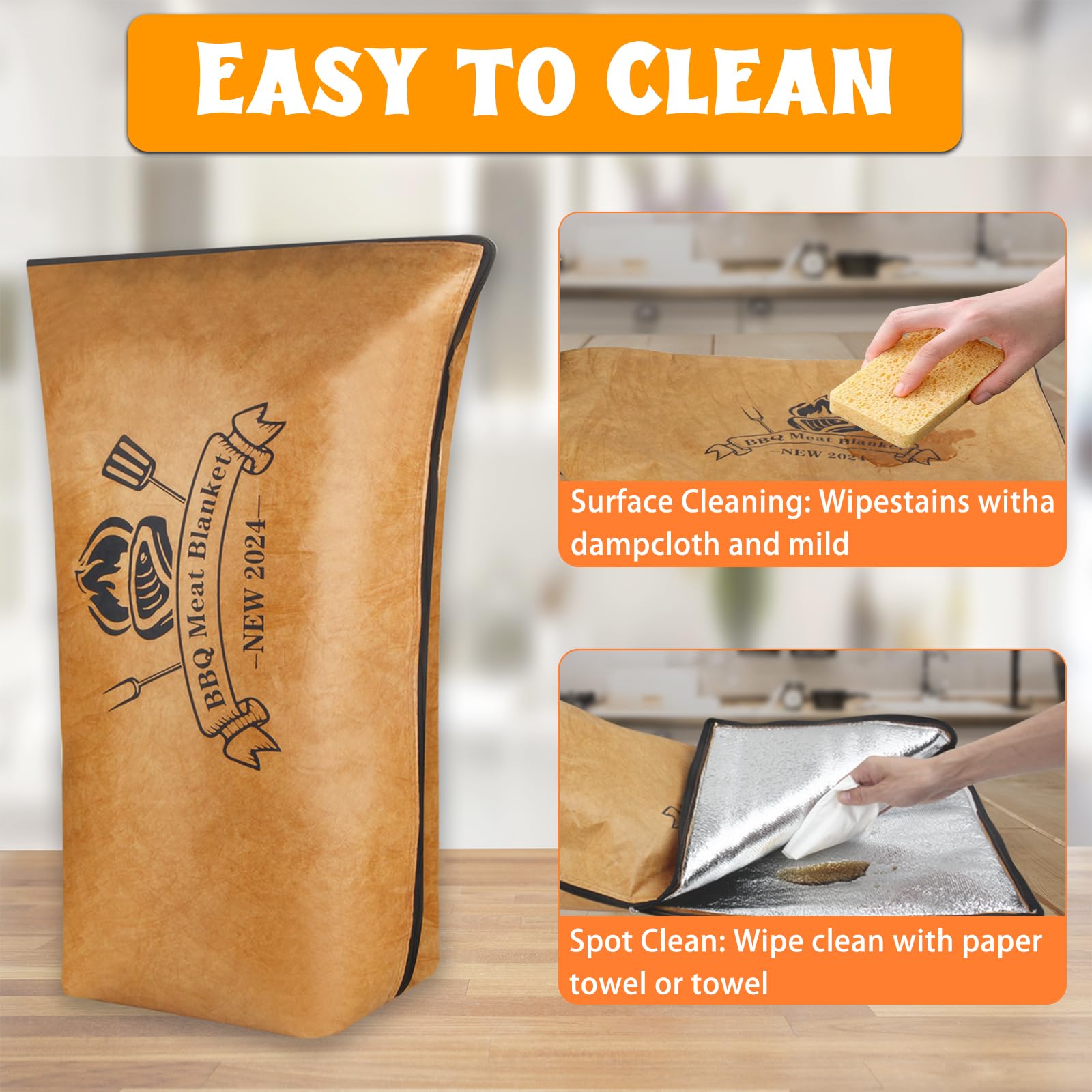 Bbq Blanket For Resting Meat, Reusable Reat Insulated Resting Bag, Smoker Meat Resting Blanket, Insulated Brisket Resting Blanke